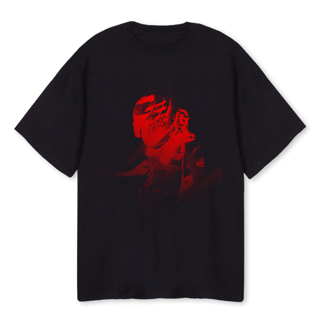 KLAUSEN NEUN Black Oversized Tee.