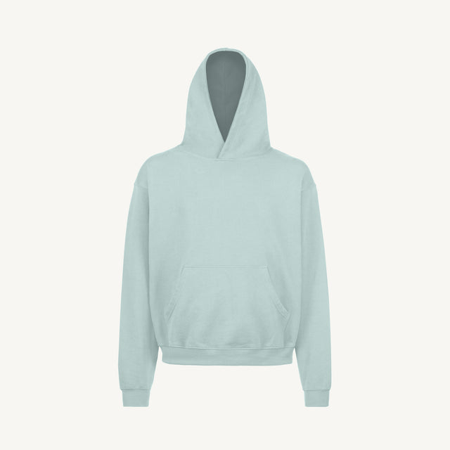 Cold Blue Oversized Hoodie Mockups.