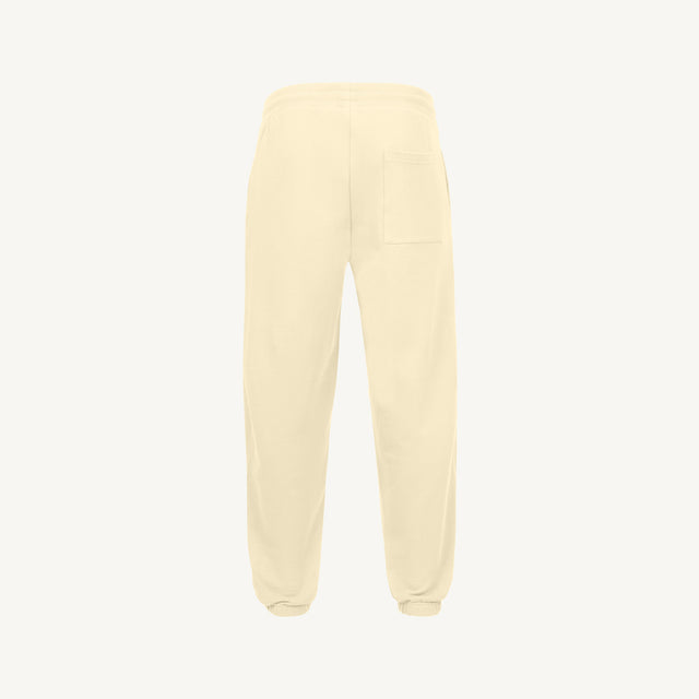 Cream Relaxed Sweatpants.