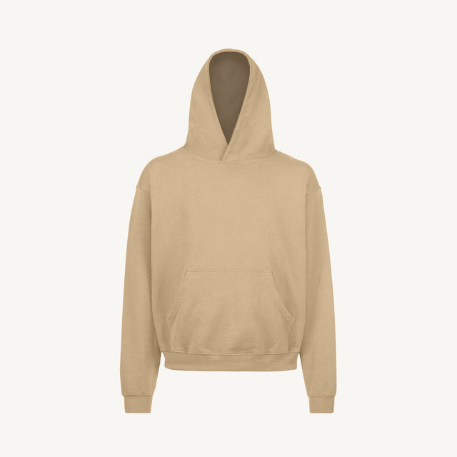 Croissant Oversized Hoodie Mockups.