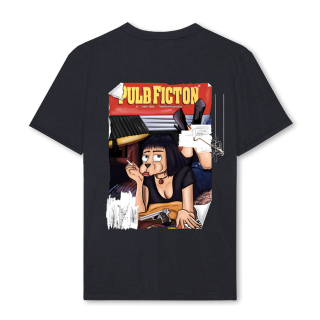 MOVIEFIVE Vintage Black Regular Tee.