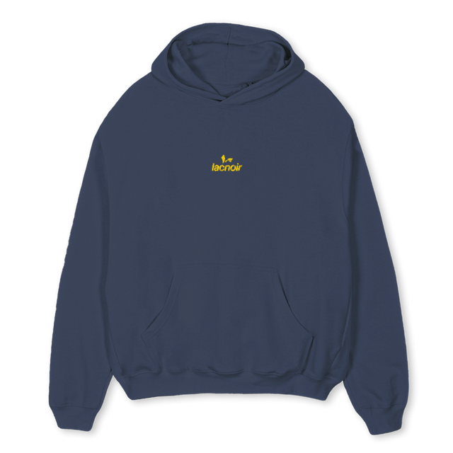 NAVYLAC Navy Blue Oversized Hoodie.