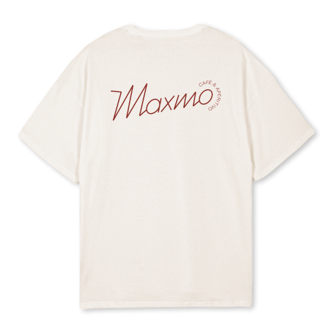 MAXMOWHITE Vintage White Oversized Tee.