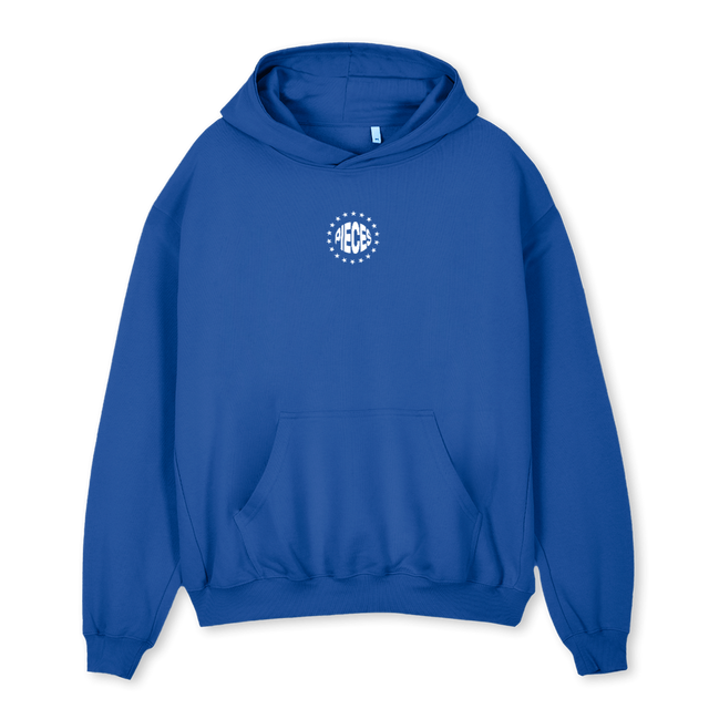 BLEWHOODIE Cobalt Blue Oversized Hoodie.