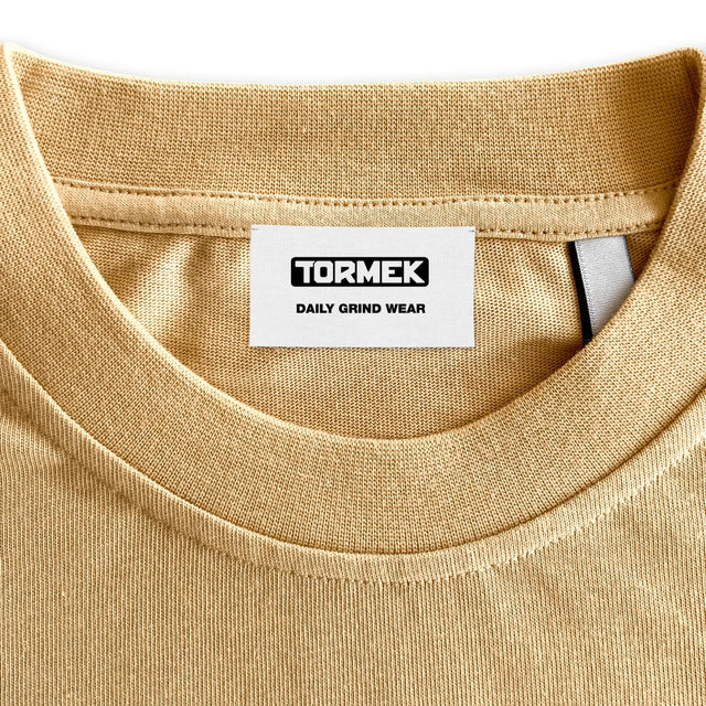 DAILY GRIND WEAR Custom Neck Label.