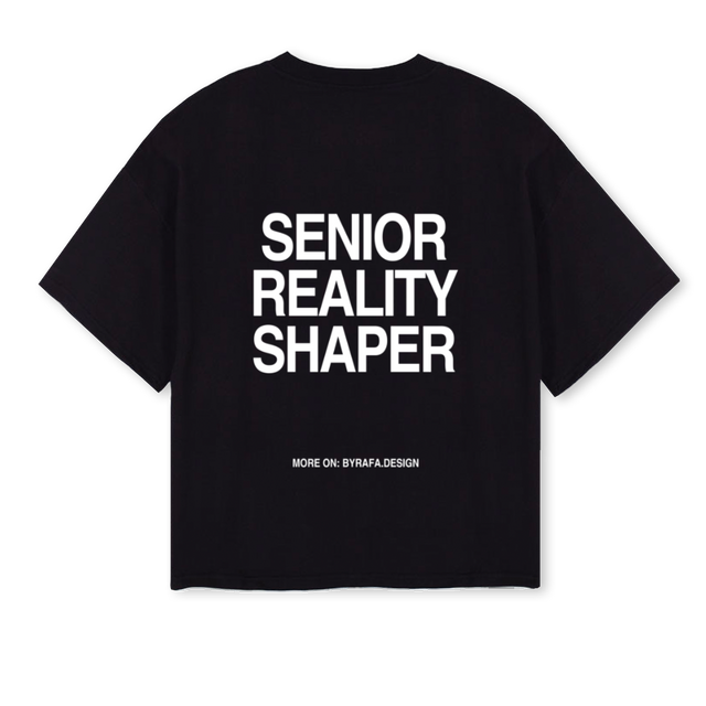 SPD Black Oversized Boxy Tee.