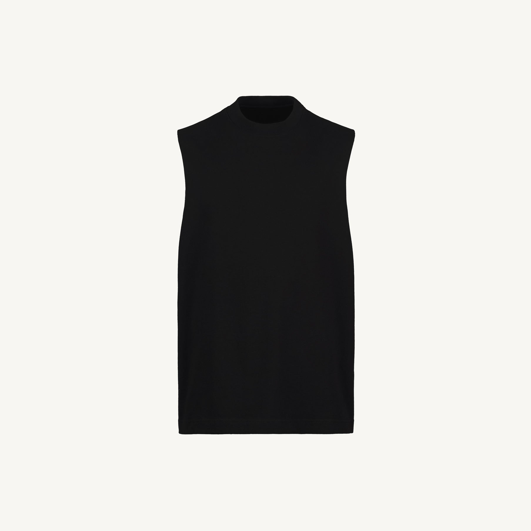 Deep Black Oversized Vest. – WATC STUDIO