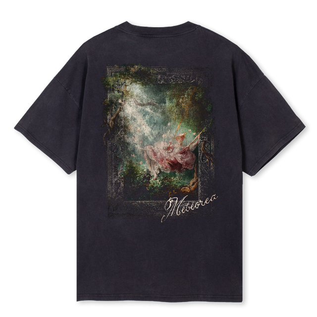 FRAMEDTWO Vintage Black Oversized Tee.