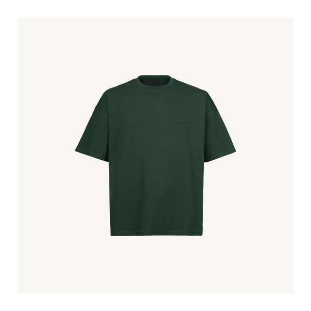 greenembroidery Wild Green Oversized Boxy Tee.