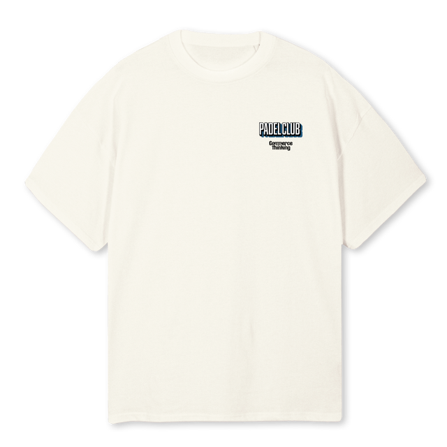 PADEL IIV Cream Oversized Tee.