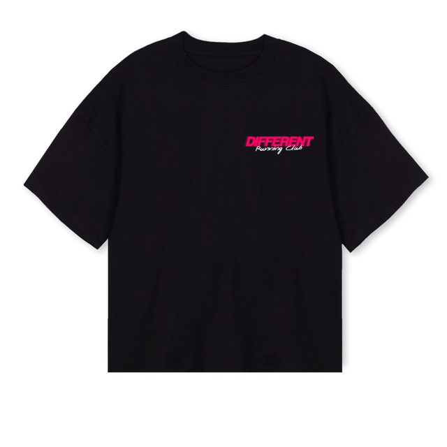 ILIKEYOURPACEBP Black Oversized Boxy Tee.