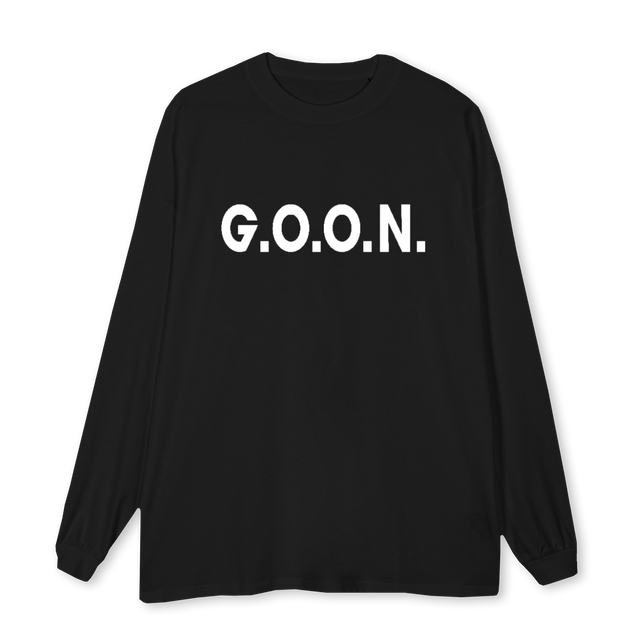 GOON Black Oversized LS Tee.