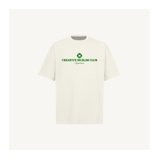 PH1.1. Vintage White Oversized Tee.