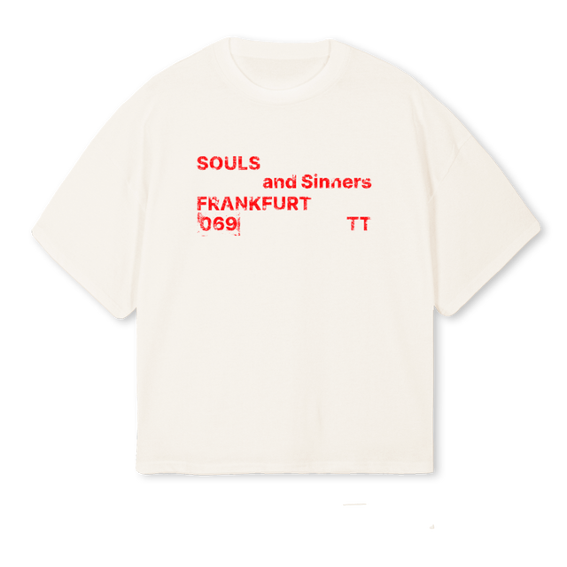 MAISONVIBEVWHITE Vintage White Oversized Boxy Tee.