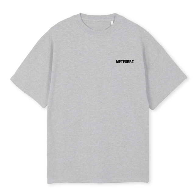 PROTOTYPEGREY Light Grey Marl Oversized Tee.