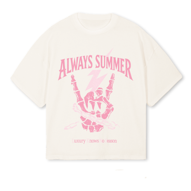 WTPK Vintage White Oversized Boxy Tee.