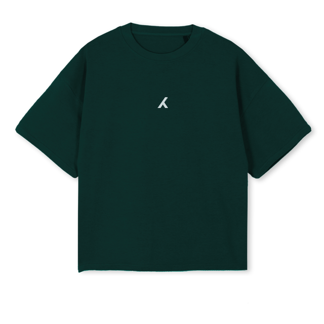 WILDGREENBLUE Wild Green Oversized Boxy Tee.