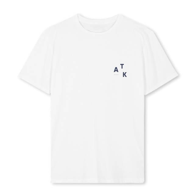 WHITEBLUETOPO White Regular Tee.