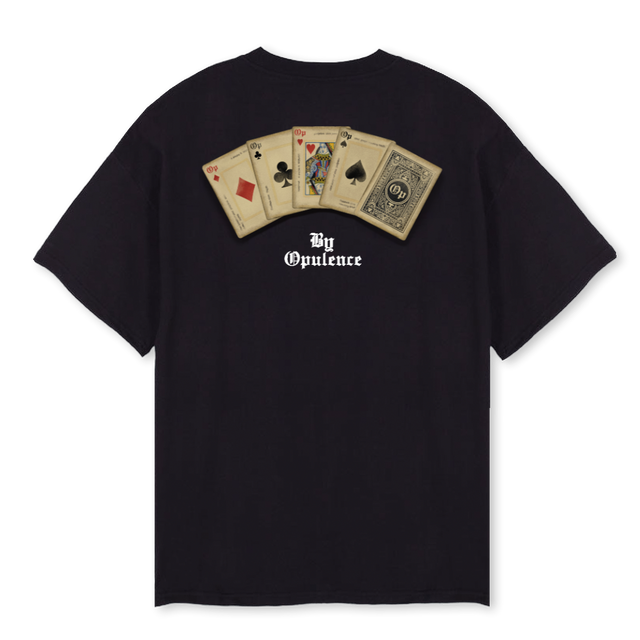 CARDOTBLK Black Oversized Tee.