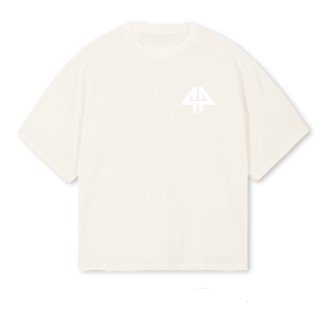 FFMONOGRAM Vintage White Oversized Boxy Tee.