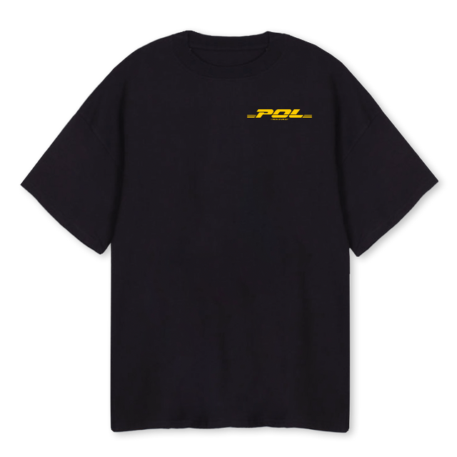 POL DHL Black Oversized Tee.