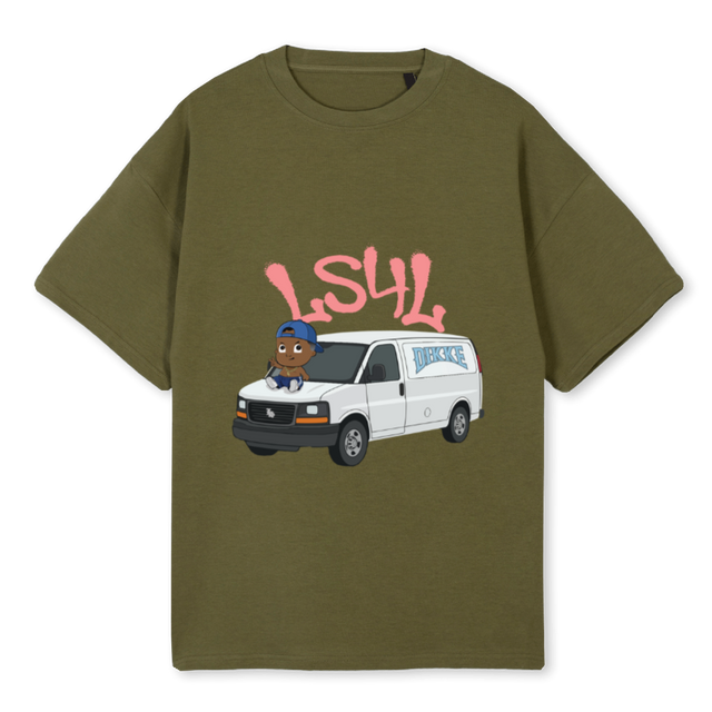 LSFORKHAKI Kaki Oversized Tee.