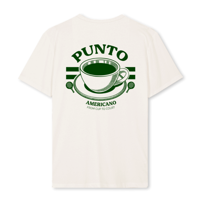 AMERICANO Vintage White Regular Tee.