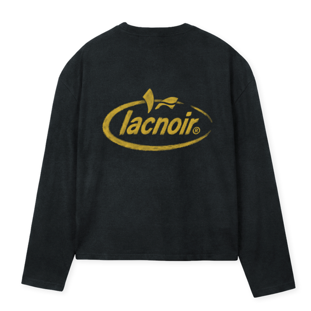 SUMMEROFLACC Vintage Black Oversized Boxy LS Tee.