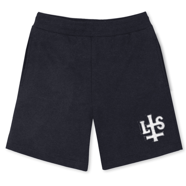PERPLE Vintage Black Relaxed Sweatshorts.