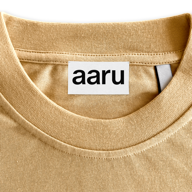 AARULOGOTYPE Custom Neck Label.