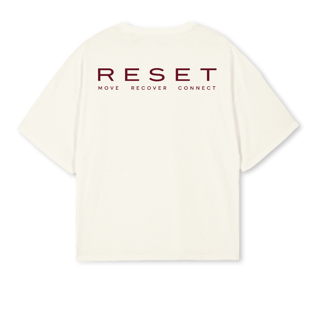 ON Cream Oversized Boxy Tee.