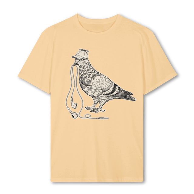 PIGEONYELLOW Sand Regular Tee.