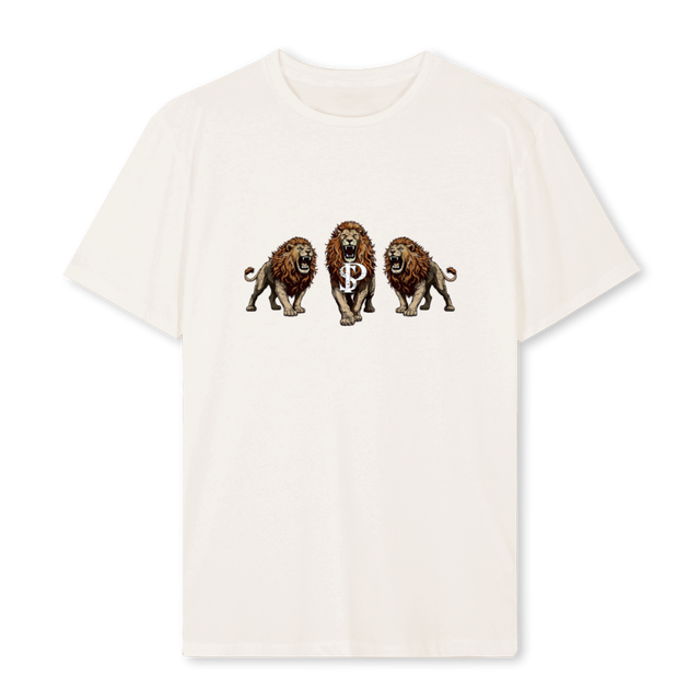 LIONS Vintage White Regular Tee.