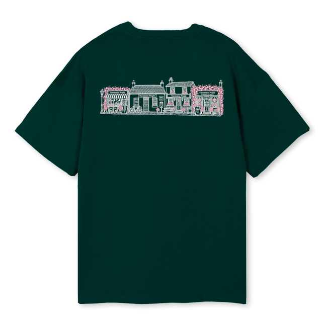 VILLAGE Wild Green Oversized Tee.