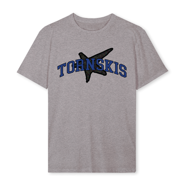 TORNFRATTEEI Grey Marl Regular Tee.