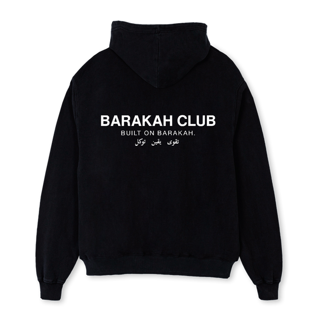 TBC THANI Black Oversized Hoodie.