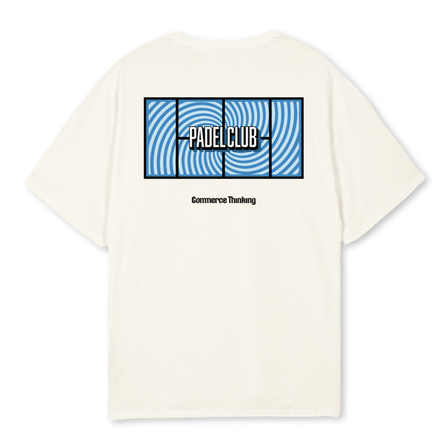 PADEL IIV Cream Oversized Tee.