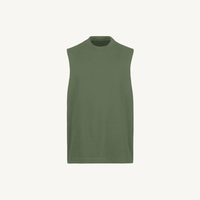 Green Desert Oversized Vest Mockups.