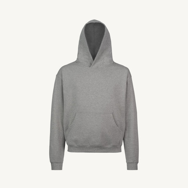 Grey Marl Oversized Hoodie Mockups.