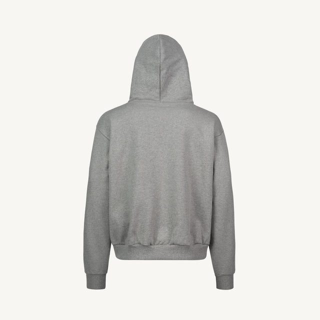 Grey Marl Oversized Zipped – WATC STUDIO