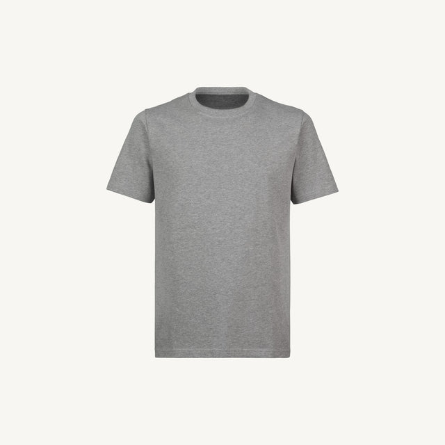 Grey Marl Regular Tee Mockups.