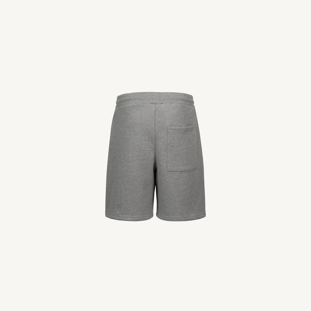 Grey Marl Relaxed Sweatshorts.