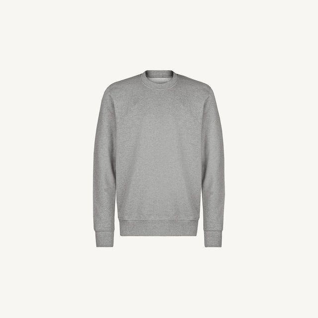 Grey Marl Regular Crewneck Sweater.