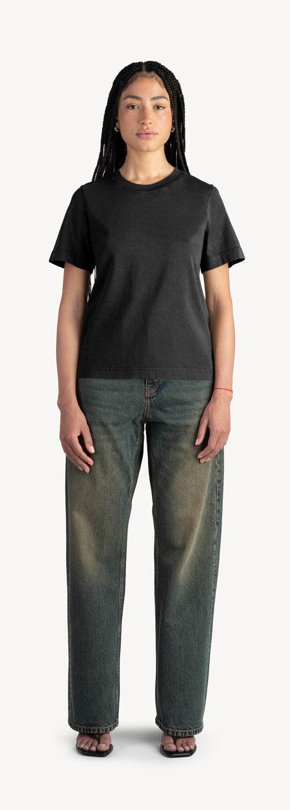 Vintage Black Women’s Clean Cut Tee.