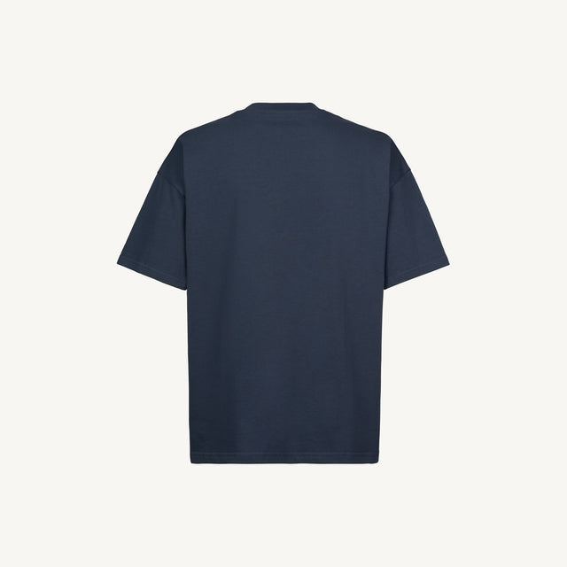 Navy Blue Oversized Tee.