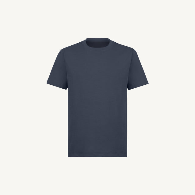 Navy Blue Regular Tee Mockups.