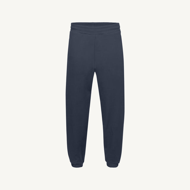 Navy Blue Relaxed Sweatpants Mockups.