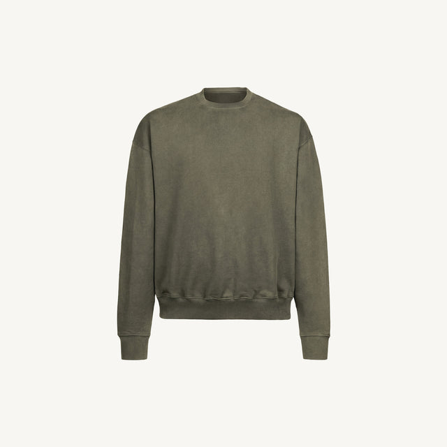 Oversized Crewneck Sweater Embroidered Sample.