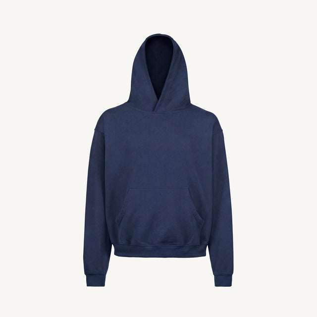 19-4111 TCX Pageant Blue Oversized Hoodie.