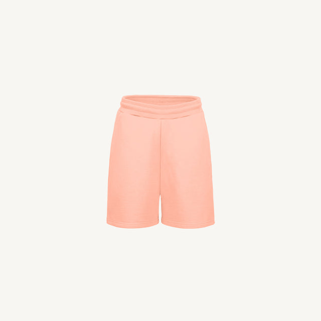 Pink Clay Relaxed Sweatshorts Mockups.